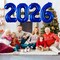Navy Blue 2026 Balloons, 40 Inch 2026 Number Balloon Foil New Year Balloon Numbers for New Years Eve Party Graduation Party Decoration
